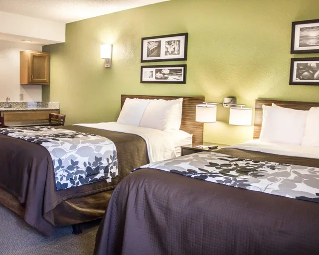 جناح بسريرين مزدوجين، Sleep Inn & Suites Columbus - State University Area 4/5