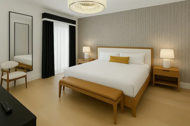 Executive, King Bed, Allergy Friendly, Accessible، Elan Hotel Los Angeles 3/8