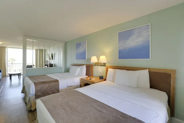 جناح استوديو ديلوكس بسريرين كوين بإطلالة على البحر، Beachview Inn Clearwater Beach 1/10