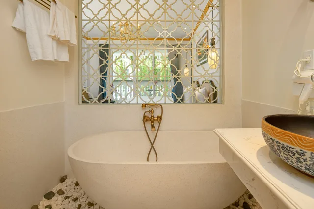 غرفة ديلوكس بسرير مزدوج أو سريرين منفصلين بشرفة، Hoi An Blue Sky Boutique Spa 4/4