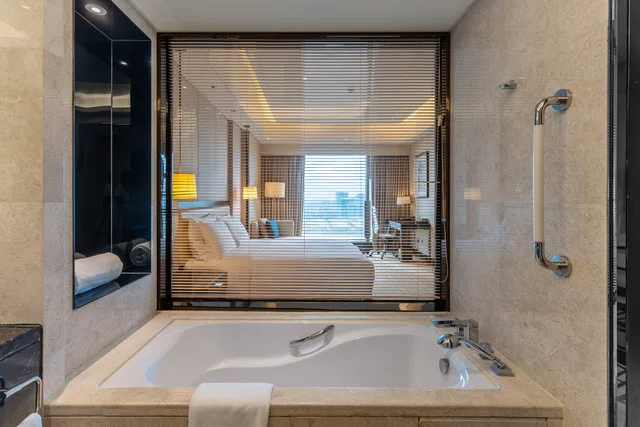 غرفة قياسية بسرير كينج بإطلالة على الحديقة، Junluxe Hotel Guangzhou Zengcheng 6/8