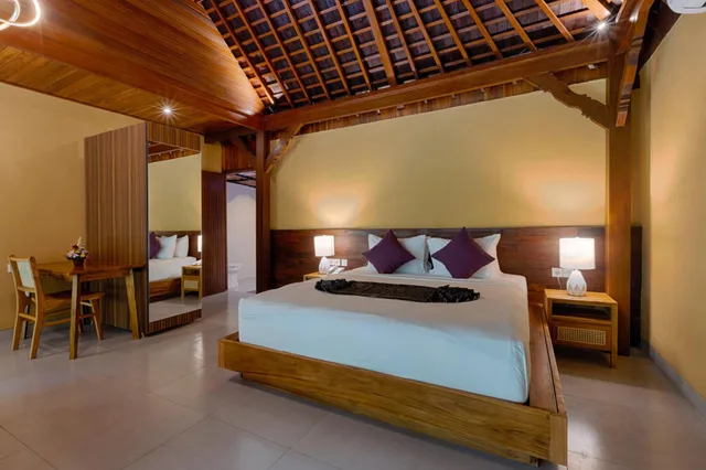 فيلا بريميير بسرير كينج بغرفة نوم واحدة بمسبح خاص، Samkhya Villas 8/10