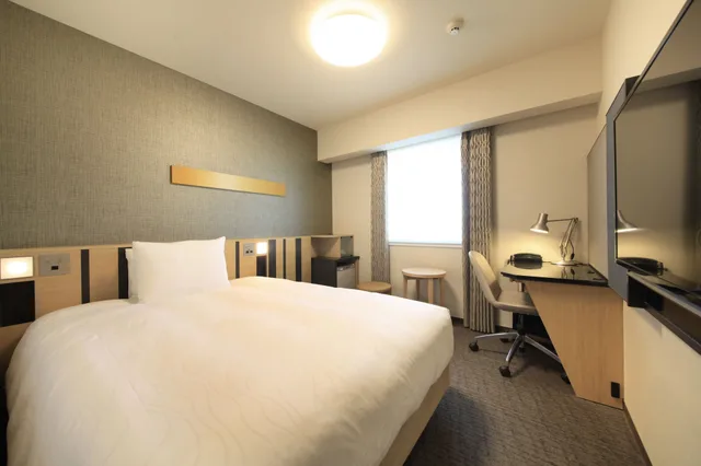 Moderate, Single, Double Bed, Smoking، Richmond Hotel Tokyo Suidobashi 1/2