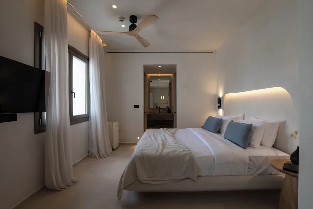 Private, Executive, Suite, Queen Bed, Sofa، Nuca Mykonos 4/6