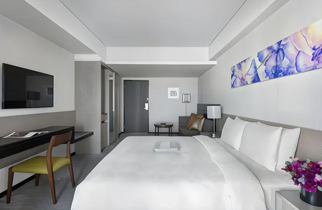 غرفة بريميير بسرير كوين، Lakeshore Hotel Suao 1/1