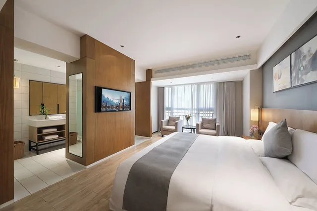 غرفة ديلوكس بسرير مزدوج، Shenzhen Hongdu Hotel 3/10