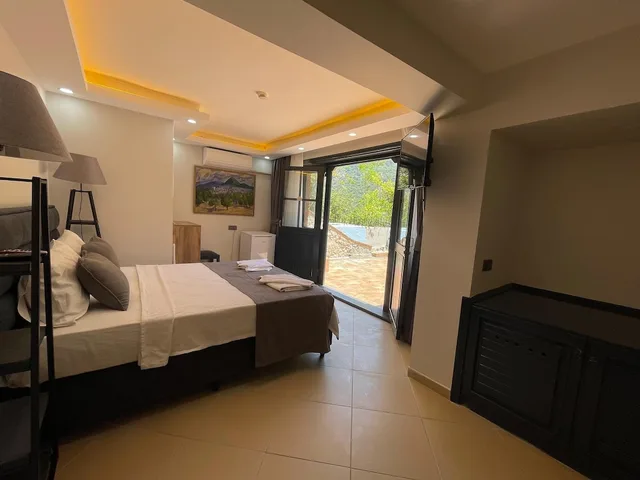 غرفة قياسية بسرير مزدوج أو سريرين منفصلين بإطلالة على الجبل، Belle Vue Hotel 2/8