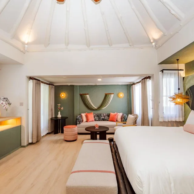 غرفة ديلوكس بسرير مزدوج أو سريرين منفصلين بإطلالة على الحديقة، Supatra Hua Hin Resort 4/10