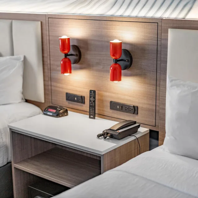 غرفة بسريرين كوين لذوي الإعاقة، Hotel Skye San Bruno 6/10