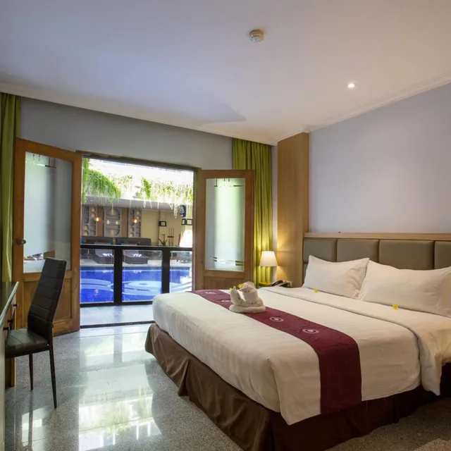 Deluxe, Double or Twin Bed, Pool Access، Famous Hotel Kuta (ex Permata Kuta Hotel by Prasanthi) 2/10