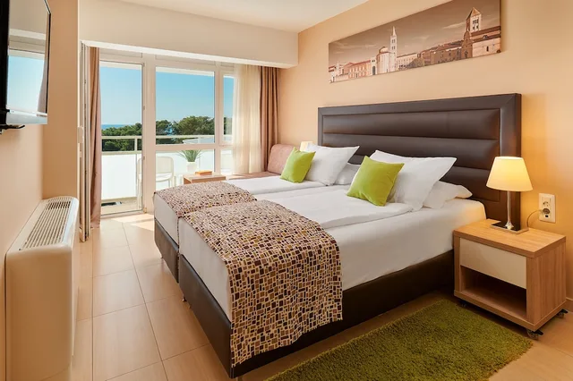 غرفة بريميوم بإطلالة على البحر بشرفة مع سرير سحّاب إضافي، Hotel Pinija 5/9