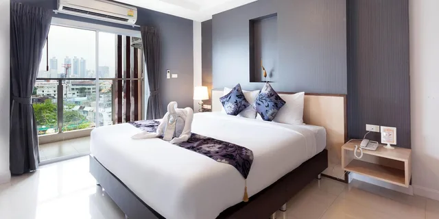 جناح بسرير كينج بغرفة نوم واحدة، The Aim Sathorn Hotel 1/1