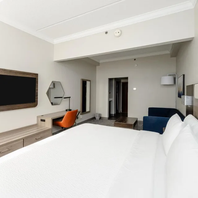 جناح بسرير كينج بغرفة نوم واحدة مع أريكة، Holiday Inn Express Charleston Ashley Phosphate 1/10