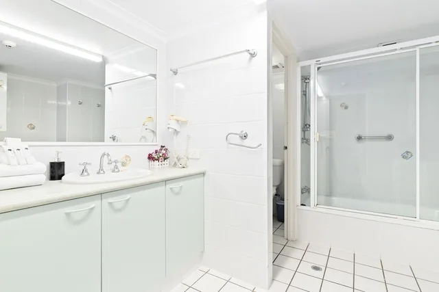 شقة بسرير كوين بإطلالة على البحر بغرفة نوم واحدة، Northwind Holiday Apartments Mooloolaba 9/10