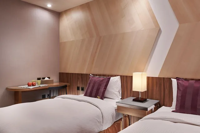 Superior, Twin Beds, No Window، Muzik Hotel Ximending Xining Branch Ex Muzik Hotel Taipei Ximending Xining Branch 1/3