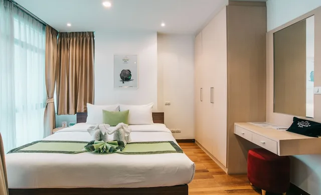 شقة بسريرين كينج بغرفتي نوم، Icheck Inn Residence Patong 7/7