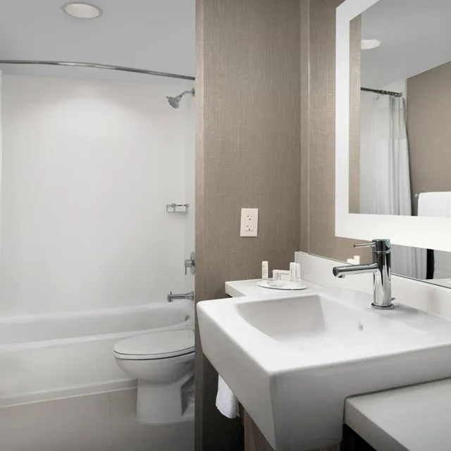 جناح بسريرين كوين مع أريكة بحوض استحمام لذوي الإعاقة، SpringHill Suites by Marriott Atlanta Perimeter Center 3/4