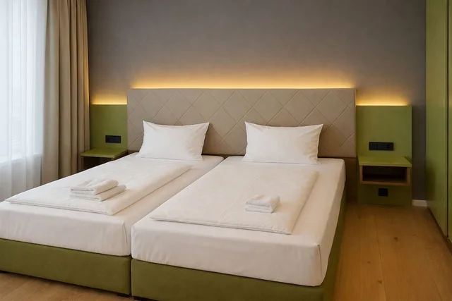غرفة قياسية بسرير فردي، Lindner Congress Hotel 1/1