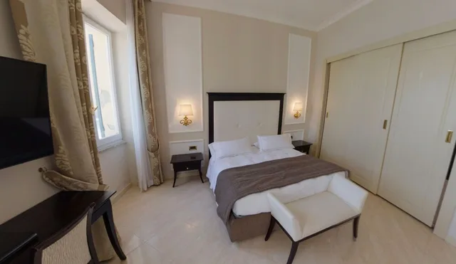 جناح جونيور بإطلالة على البحر بغرفة نوم واحدة مع أريكة، Hotel Miramare and Spa 2/8