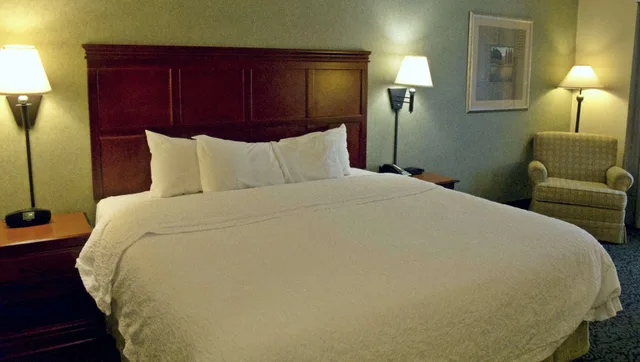 غرفة بسرير كينج بحوض جاكوزي، Hampton Inn Ithaca 1/3