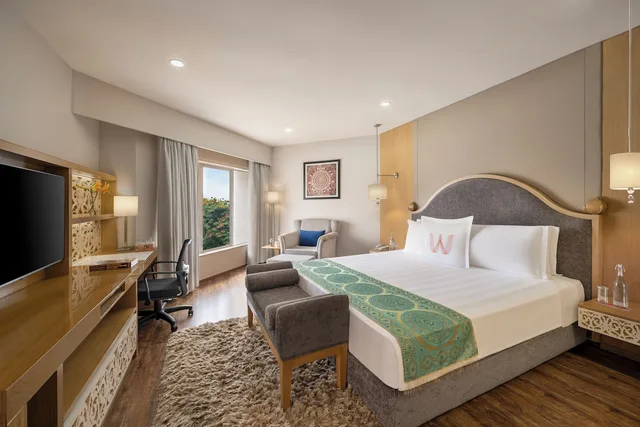 جناح ديلوكس بسرير كوين بإطلالة على الحديقة، Welcomhotel Rama International 1/3