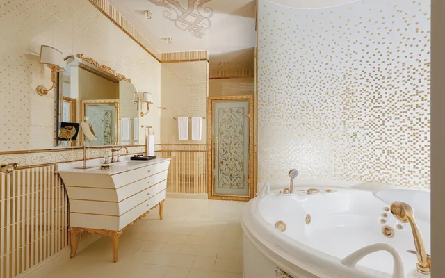 جناح رئاسي بسرير كينج وسريرين منفصلين، Shamakhi Palace Sharadil Hotel 3/5