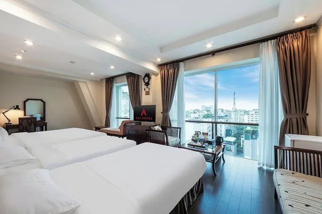 جناح عائلي بسرير كينج وسريرين منفصلين، A25 Hotel - 15 Tran Quoc Toan 5/7