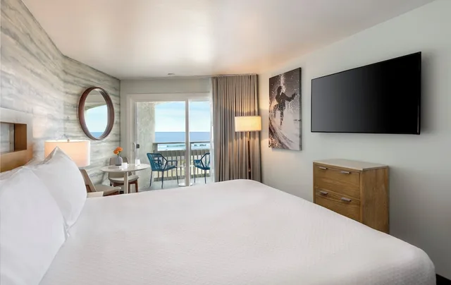 غرفة بسرير كينج بإطلالة على البحر بشرفة، The Wayfarer San Diego 3/10