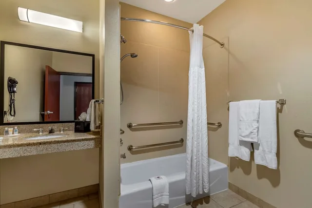 جناح بسريرين كوين مع أريكة لذوي الإعاقة، Comfort Suites Buda - Austin South 3/4