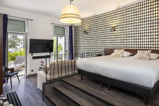 جناح جونيور بسرير كينج بإطلالة على الحديقة، Best Western Plus Hotel Brice Garden 1/1