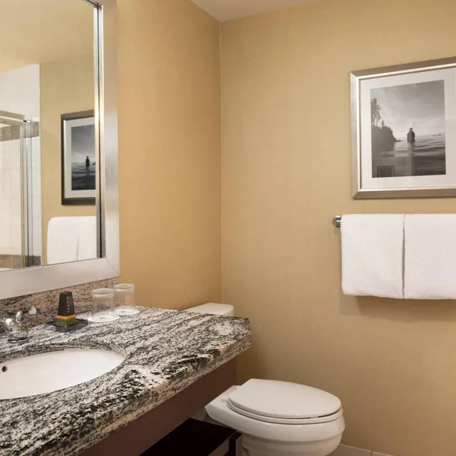 Room, 2 Double Beds, City View, High Floor, Concierge Level، Vancouver Marriott Pinnacle Downtown 6/6