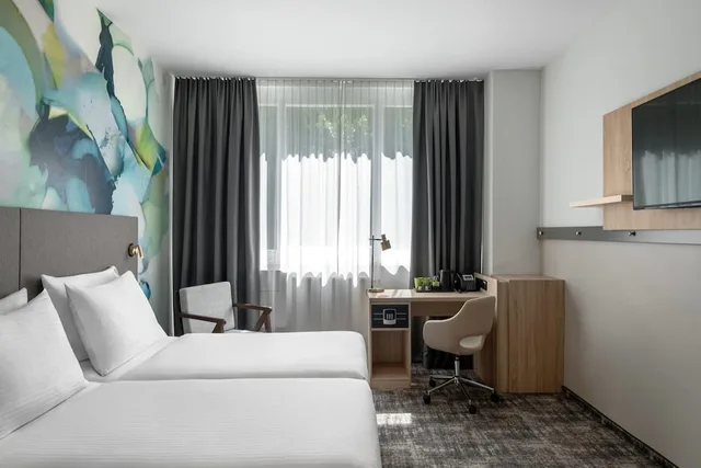 غرفة قياسية بسريرين منفصلين لذوي الإعاقة، Wyndham Garden Munich Messe 4/9
