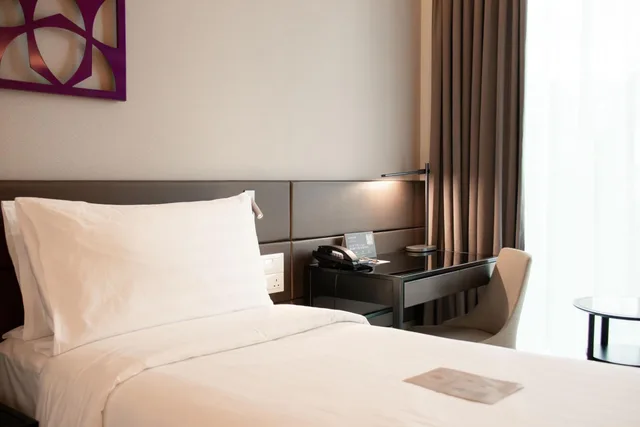 غرفة ديلوكس بسريرين منفصلين في طابق مرتفع، Mercure Singapore On Stevens 7/10