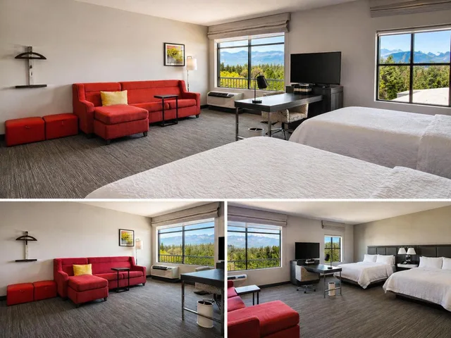 استوديو بسريرين كوين مع أريكة، Snoqualmie Inn by Hotel America 4/6