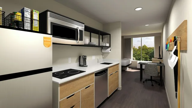 جناح استوديو بسرير كينج لذوي الإعاقة، LivSmart Studios by Hilton Salt Lake City West Valley City 3/3