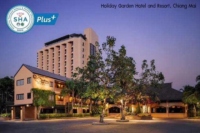 غرفة بسريرين مزدوجين، Holiday Garden Hotel And Resort 1/1