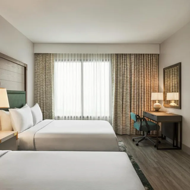 Suite, 2 Queen Beds, Gulf View, Bathtub, Accessible، Embassy Suites by Hilton Panama City Beach Resort 2/10