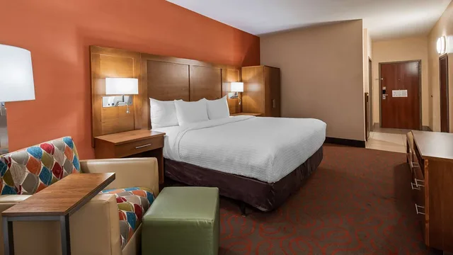 غرفة بسرير كينج لذوي الإعاقة، Best Western Cannon A.F.B. Clovis 3/6