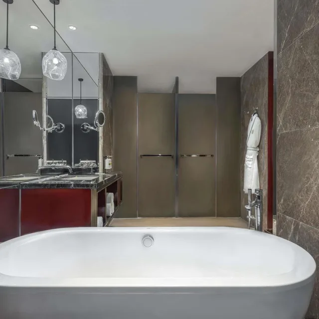 غرفة تنفيذية بسرير كينج بإطلالة مع دخول الصالة، Pullman Guangzhou Baiyun Airport Hotel 7/8