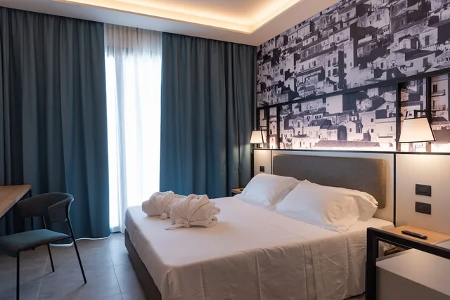 غرفة قياسية مفردة بسرير كوين، Modica Boutique Hotel 3/4