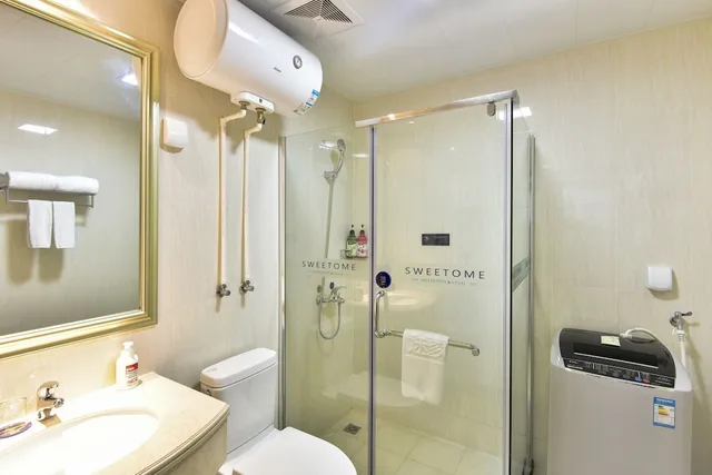جناح تنفيذي بسرير كوين، Angda Pazhou Apartment 5/5