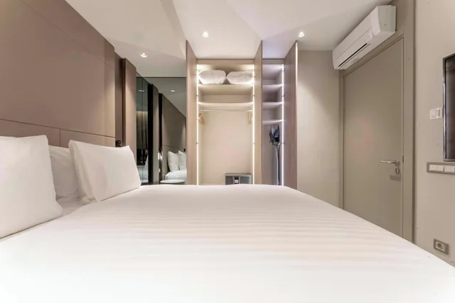 جناح بسرير كوين بإطلالة على المدينة بغرفة نوم واحدة مع أريكة، Residence Inn by Marriott Antalya 4/10