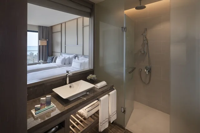 غرفة ديلوكس بسريرين منفصلين بإطلالة على البحر، Melia Ho Tram Beach Resort 5/7