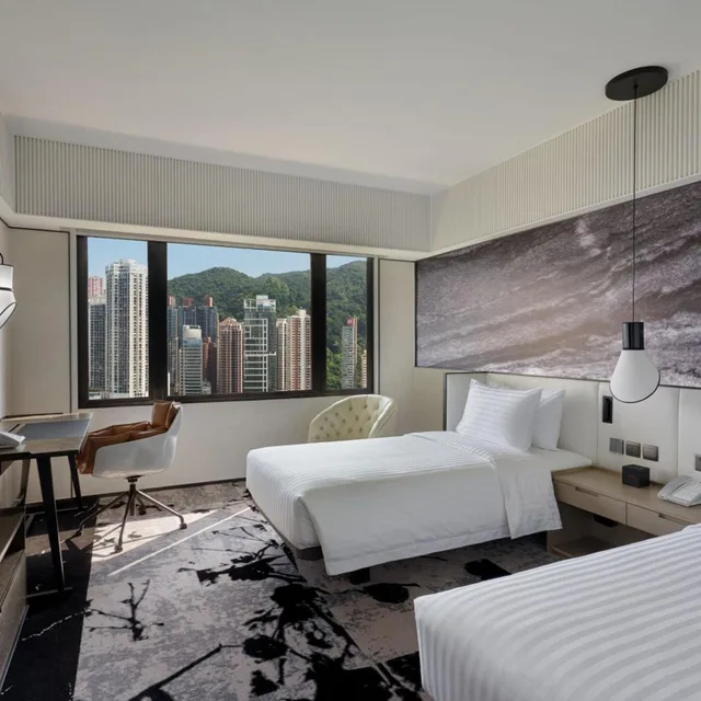 غرفة بريميوم بانورامية بسرير فردي بإطلالة، The Park Lane Hong Kong, Autograph Collection 2/6