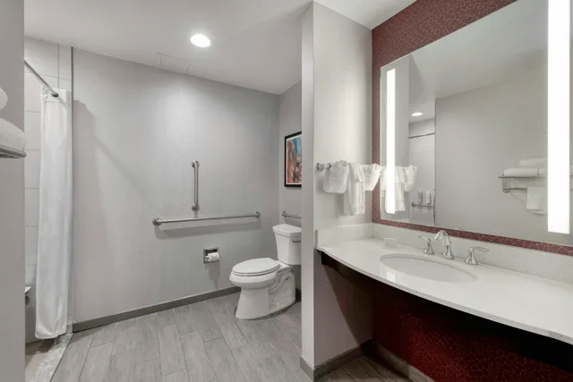 غرفة بسرير كينج لذوي الإعاقة، Hilton Garden Inn Raleigh Cary 5/7