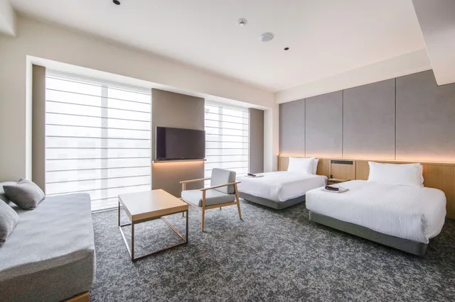 جناح بسريرين منفصلين، Park Hotel Kyoto 2/3