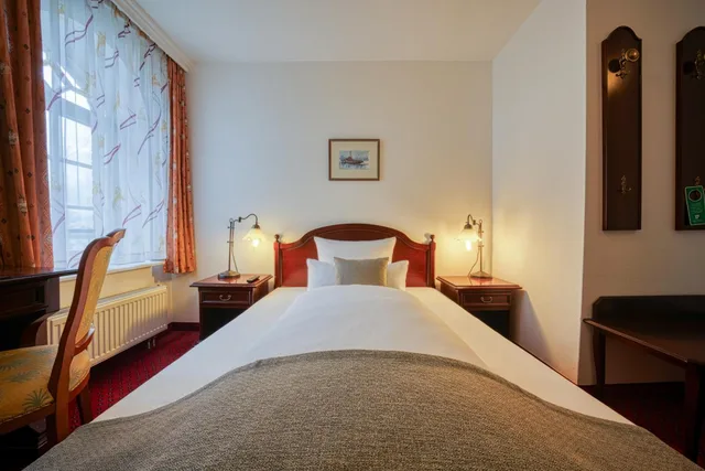 غرفة مفردة بإطلالة على البحر، Hotel Seeblick Wismar 6/10