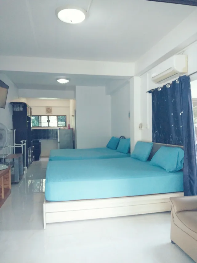 غرفة عائلية بسريرين مزدوجين، Chomlay Restaurant & Room For Rent 3/6