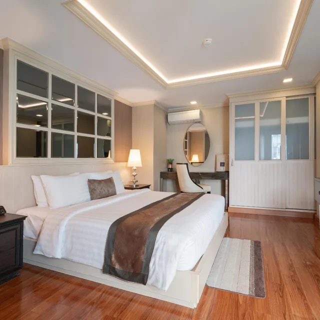 جناح تنفيذي بسرير كينج بغرفتي نوم، Syama Hana Executive Apartments Thonglor 1/10