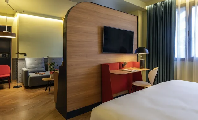 Lounge, Superior, Double Bed, Sofa، Ibis Styles Madrid City Las Ventas 1/8